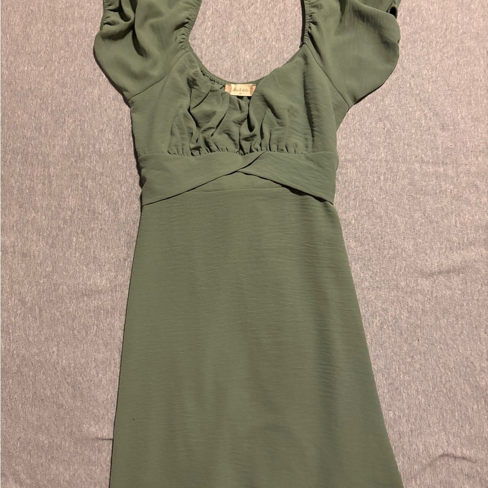 Altar'd State Sage Mini Dress